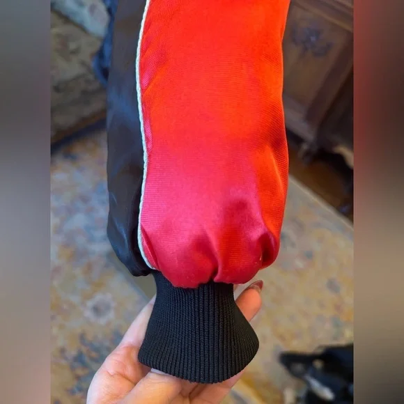 Vintage 90's Yamaha Racing Women's Snowmobile Winter Puffer Jacket S - Picture 13 of 16